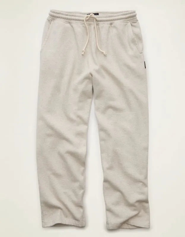 AE Laidback Luxe Heavyweight Open-Hem Sweatpant