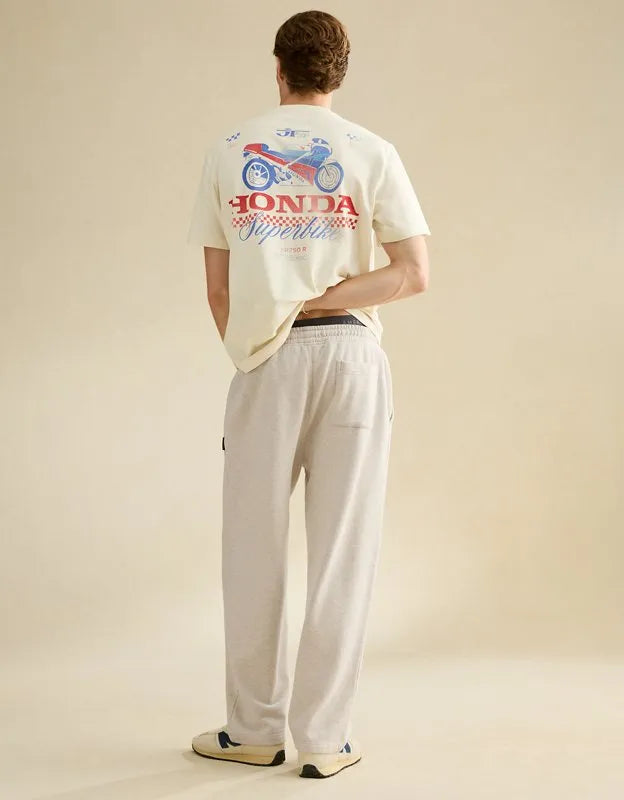AE Laidback Luxe Heavyweight Open-Hem Sweatpant