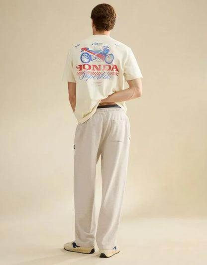 AE Laidback Luxe Heavyweight Open-Hem Sweatpant