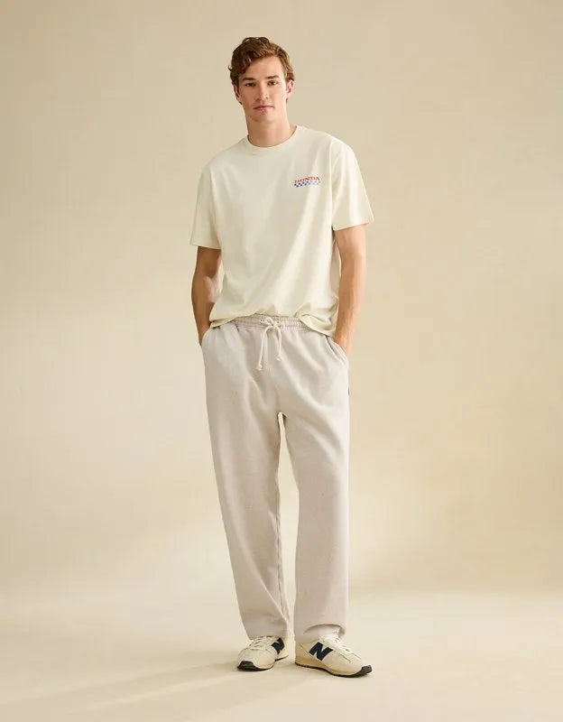 AE Laidback Luxe Heavyweight Open-Hem Sweatpant