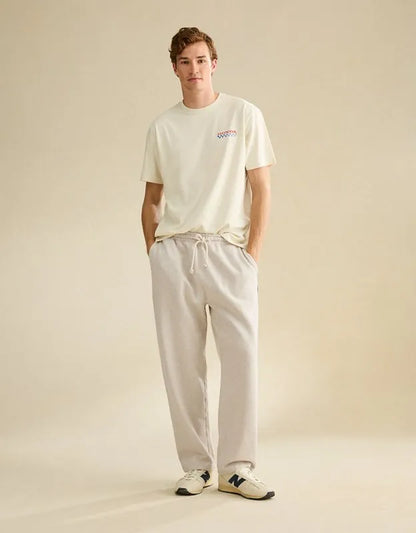 AE Laidback Luxe Heavyweight Open-Hem Sweatpant