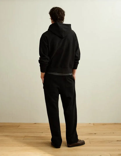 AE Laidback Luxe Heavyweight Open-Hem Sweatpant