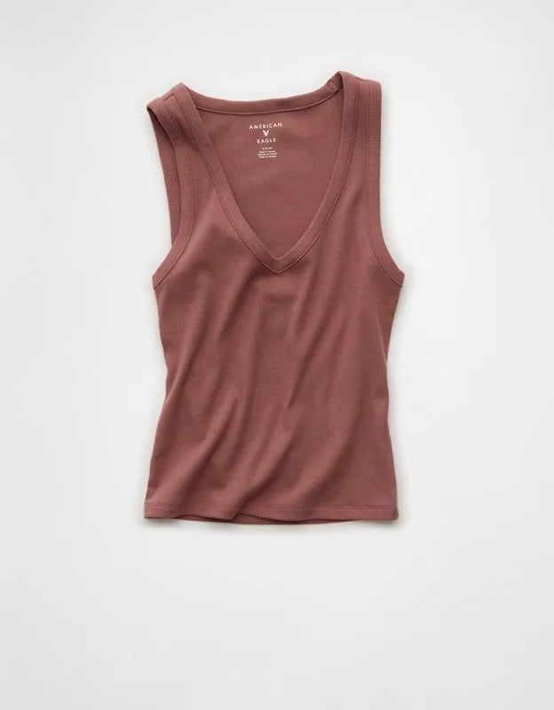 AE V-Neck Boyfriend Tank Top