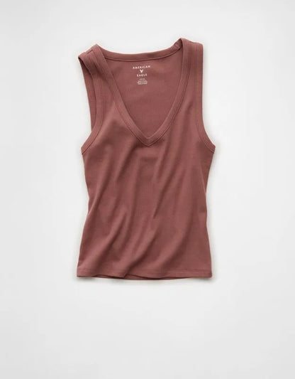 AE V-Neck Boyfriend Tank Top