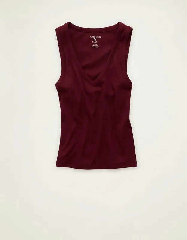 AE V-Neck Boyfriend Tank Top