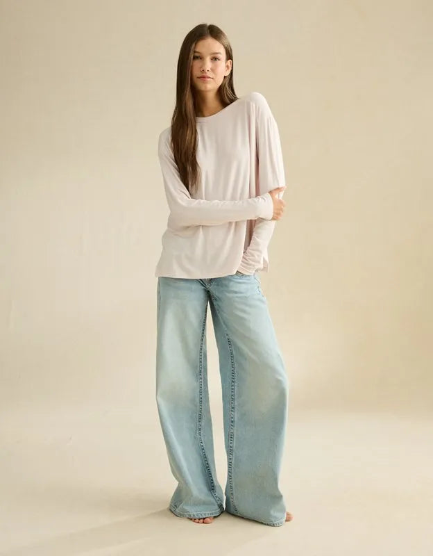 AE Soft & Sexy Relaxed Fit Long-Sleeve T-Shirt
