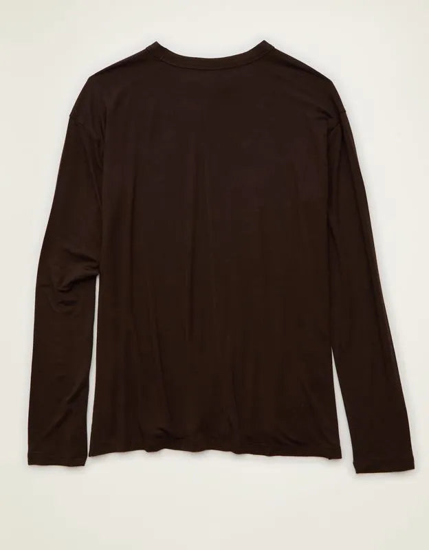 AE Soft & Sexy Relaxed Fit Long-Sleeve T-Shirt