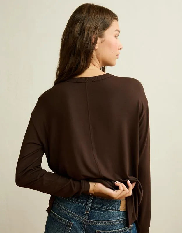 AE Soft & Sexy Relaxed Fit Long-Sleeve T-Shirt