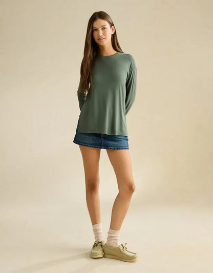 AE Soft & Sexy Relaxed Fit Long-Sleeve T-Shirt