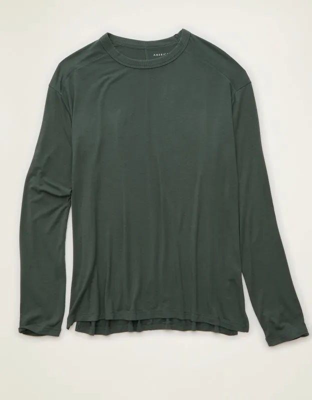 AE Soft & Sexy Relaxed Fit Long-Sleeve T-Shirt
