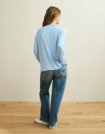 AE Soft & Sexy Relaxed Fit Long-Sleeve T-Shirt