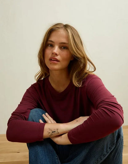 AE Soft & Sexy Relaxed Fit Long-Sleeve T-Shirt