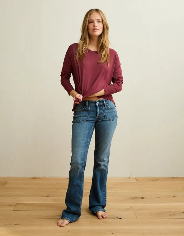AE Soft & Sexy Relaxed Fit Long-Sleeve T-Shirt
