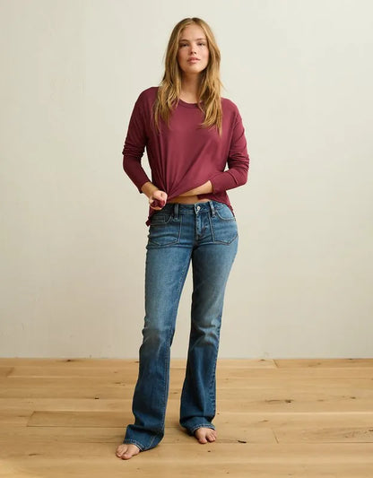 AE Soft & Sexy Relaxed Fit Long-Sleeve T-Shirt