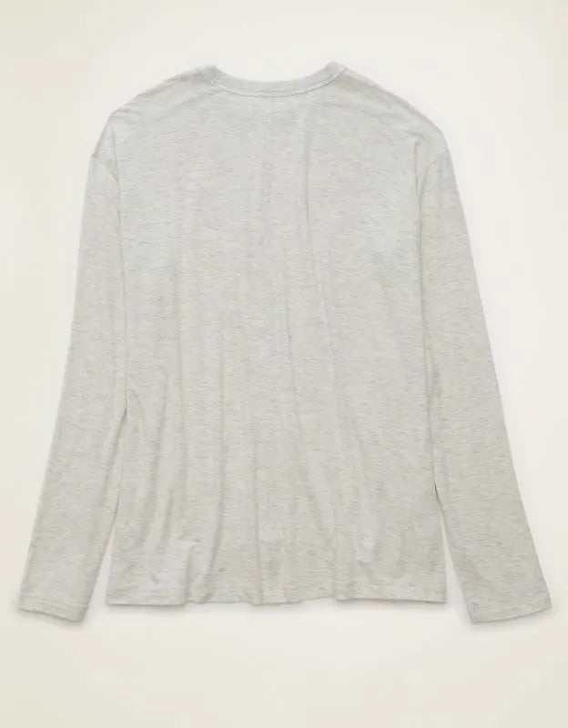 AE Soft & Sexy Relaxed Fit Long-Sleeve T-Shirt
