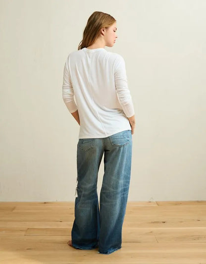 AE Soft & Sexy Relaxed Fit Long-Sleeve T-Shirt