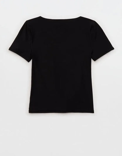 SMOOTHEZ Short Sleeve Scoop T-Shirt