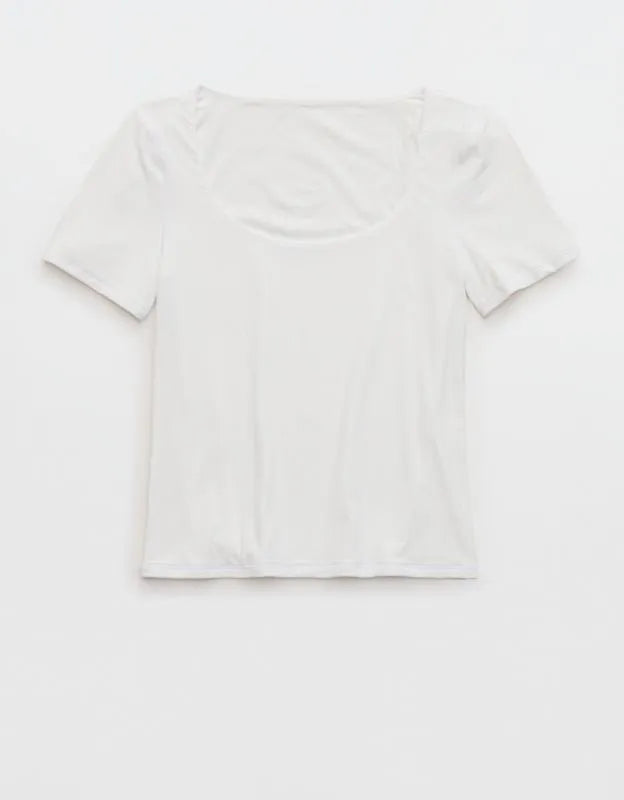 SMOOTHEZ Short Sleeve Scoop T-Shirt