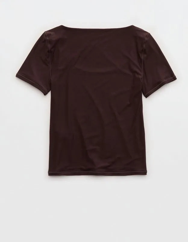 SMOOTHEZ Short Sleeve Scoop T-Shirt