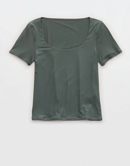 SMOOTHEZ Short Sleeve Scoop T-Shirt
