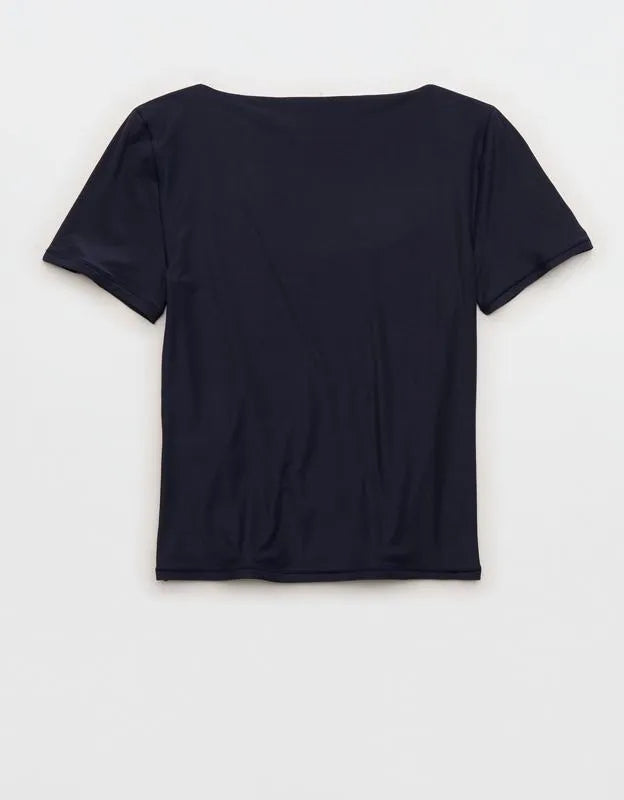 SMOOTHEZ Short Sleeve Scoop T-Shirt