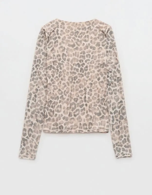 SMOOTHEZ Long Sleeve Ruched Top