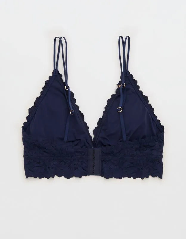 Show Off Rosey Lace Padded Plunge Bralette