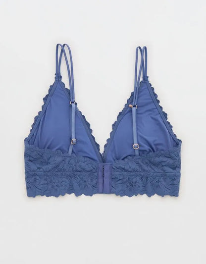 Show Off Rosey Lace Padded Plunge Bralette