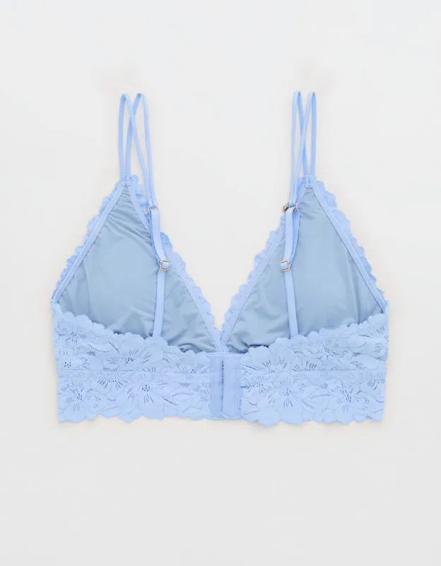 Show Off Rosey Lace Padded Plunge Bralette
