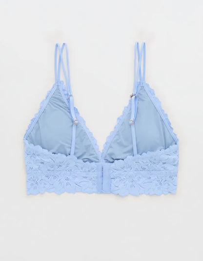 Show Off Rosey Lace Padded Plunge Bralette