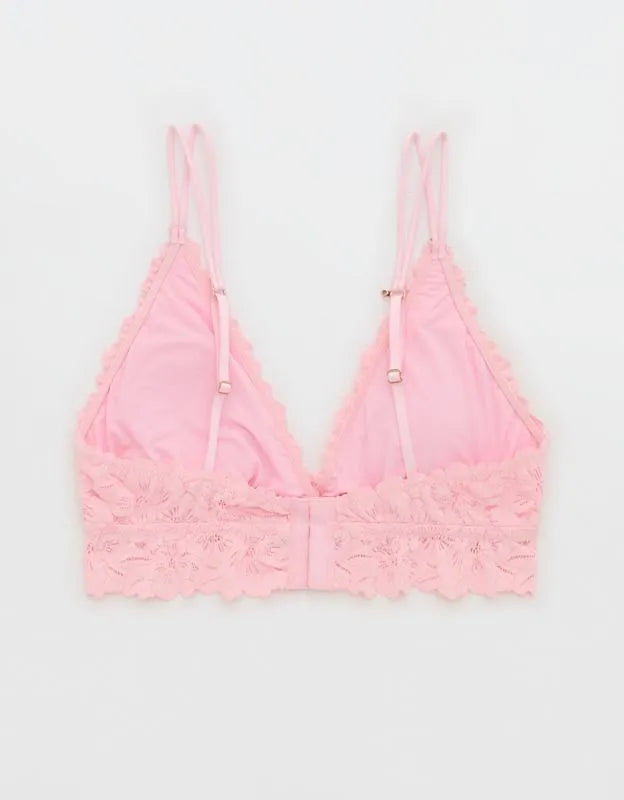 Show Off Rosey Lace Padded Plunge Bralette