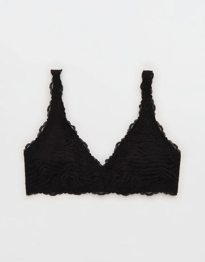 Show Off Zebra Lace Scoop Bralette