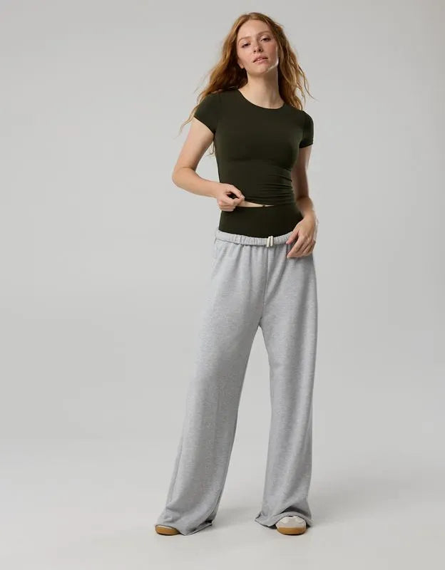 OFFLINE By Aerie OTT Fleece Super Wide Leg Pant