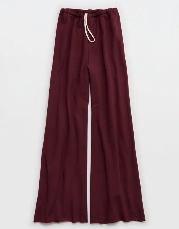 OFFLINE By Aerie OTT Fleece Super Wide Leg Pant