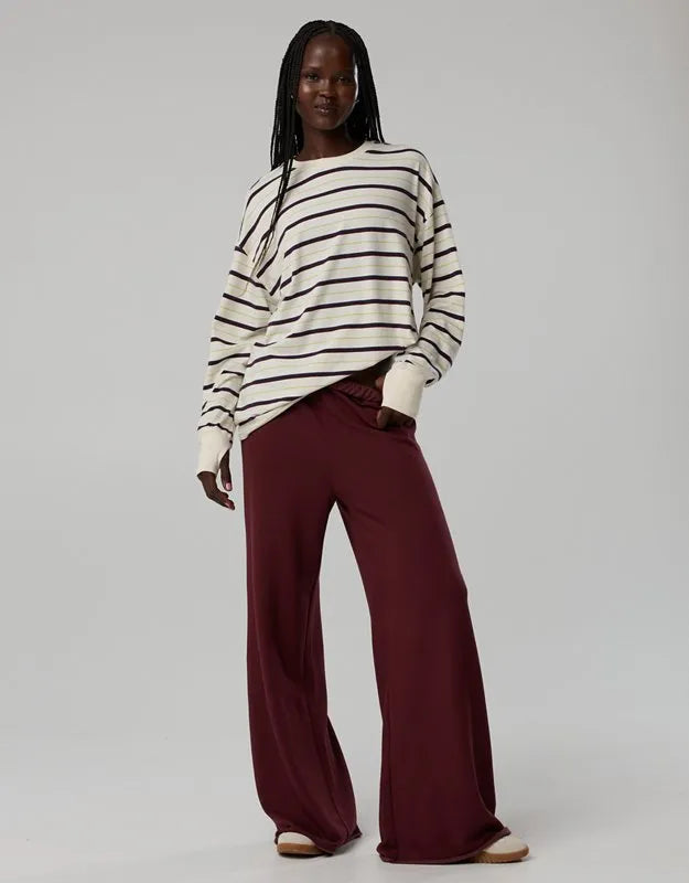 OFFLINE By Aerie OTT Fleece Super Wide Leg Pant