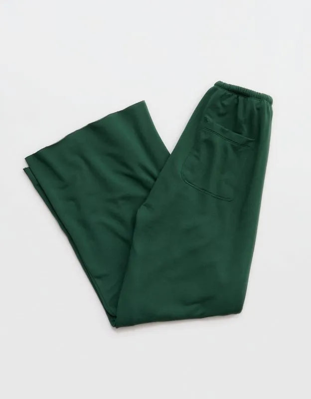 OFFLINE By Aerie OTT Fleece Super Wide Leg Pant
