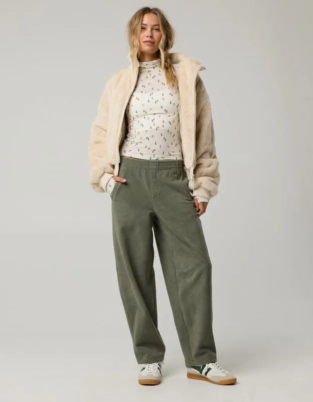 OFFLINE By Aerie Polar Fleece Barrel Pant