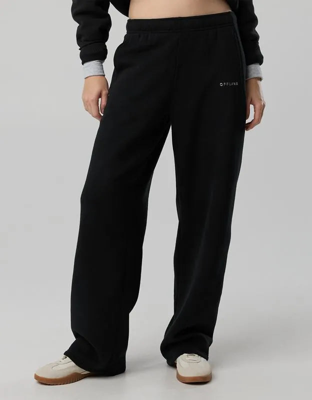 OFFLINE By Aerie Cloud Fleece Straight Leg Pant