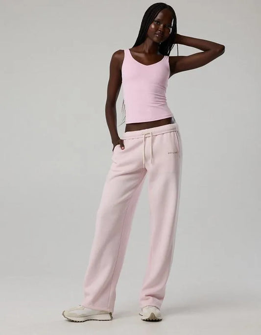 OFFLINE By Aerie Cloud Fleece Straight Leg Pant