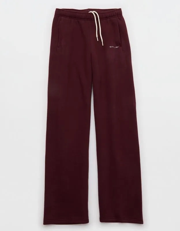 OFFLINE By Aerie Cloud Fleece Straight Leg Pant
