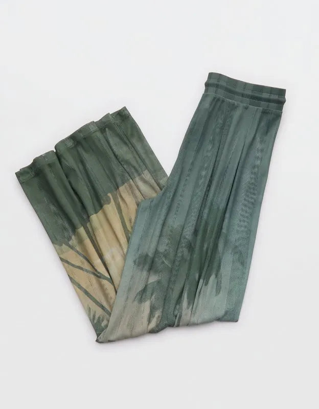 OFFLINE By Aerie Mesh Super Wide Leg Pant