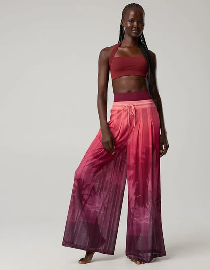 OFFLINE By Aerie Mesh Super Wide Leg Pant