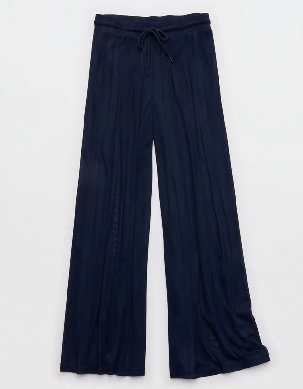 OFFLINE By Aerie Mesh Super Wide Leg Pant