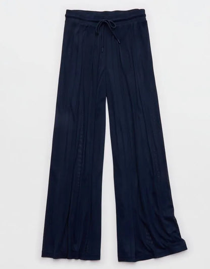 OFFLINE By Aerie Mesh Super Wide Leg Pant
