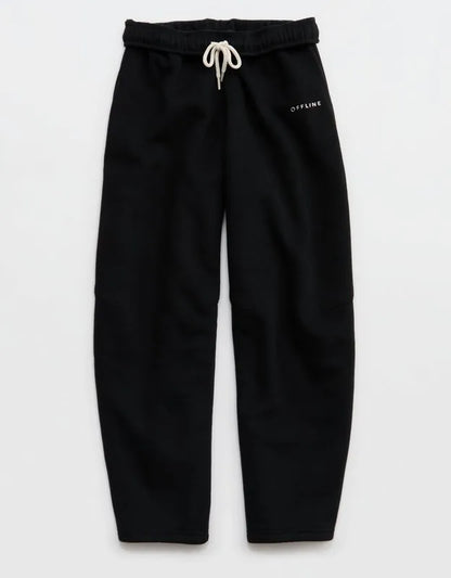 OFFLINE By Aerie Cloud Fleece Barrel Leg Pant