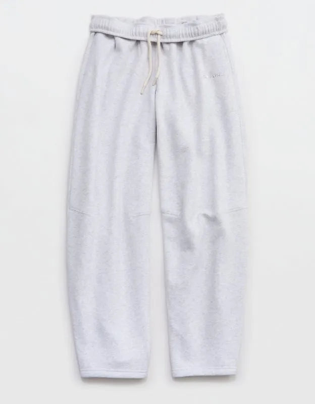 OFFLINE By Aerie Cloud Fleece Barrel Leg Pant