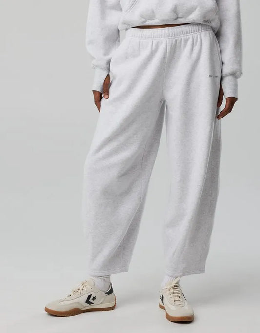 OFFLINE By Aerie Cloud Fleece Barrel Leg Pant
