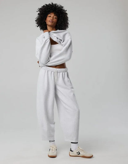 OFFLINE By Aerie Cloud Fleece Barrel Leg Pant