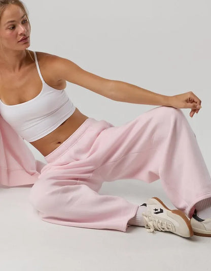 OFFLINE By Aerie Cloud Fleece Barrel Leg Pant