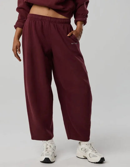 OFFLINE By Aerie Cloud Fleece Barrel Leg Pant